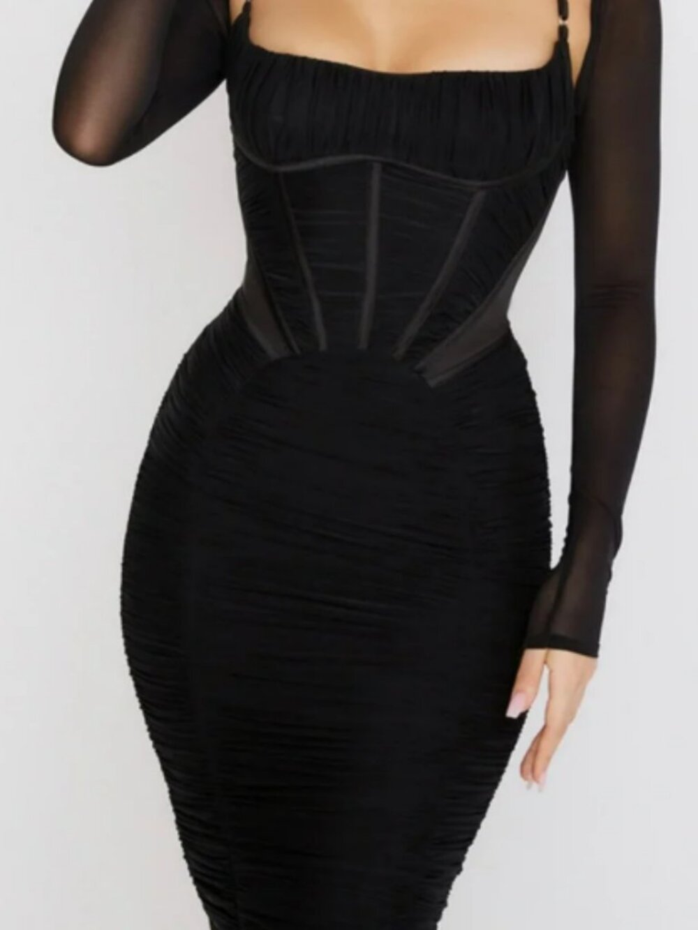 House of CB - Freya Midi Dress - Size XL